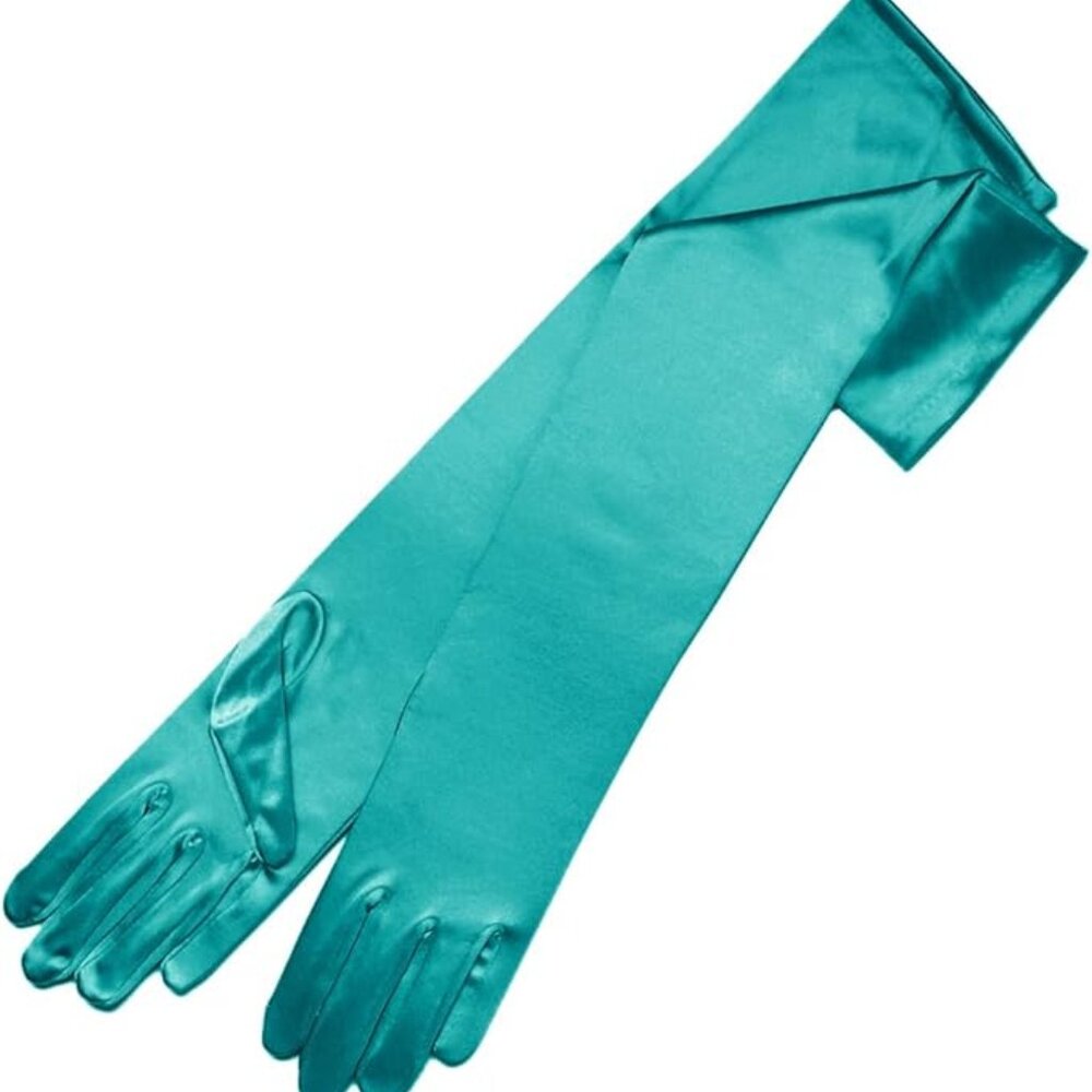 ZAZA Bridal Teal Gloves